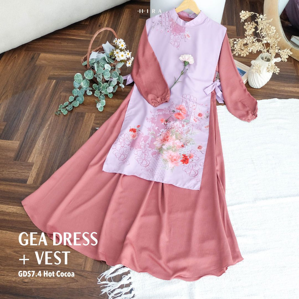 Gea Dress & Vest - GDS7.4 Hot Cocoa