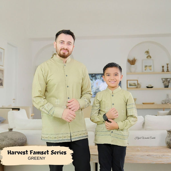 [ READY STOCK ] CLEARENCE SALE Koko Harvest Series Anak - NS14.22 Greeny Stripe