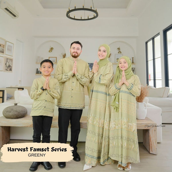 [ READY STOCK ] CLEARENCE SALE Koko Harvest Series Anak - NS14.22 Greeny Stripe