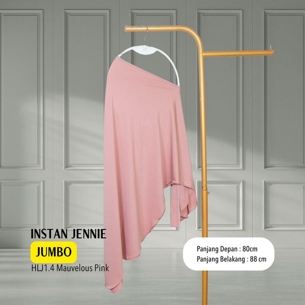 Instan Jennie Sporty Hijab Jumbo - HLJ1.4 Mauvelous Pink