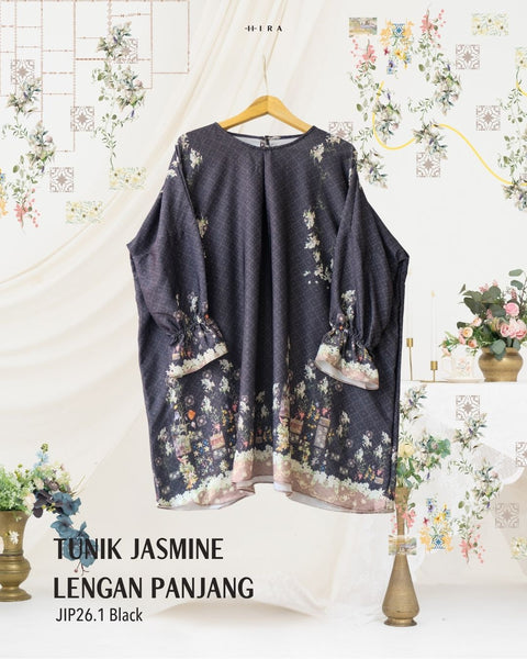 Jasmine Tunik Lengan Panjang - JIP26.1 Black