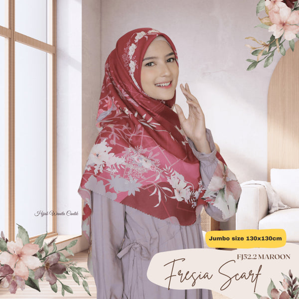 [DISKON AMBYAR] Last Stock Scarf Motif Hijabwanitacantik Series Hijab Kerudung Printing Motif