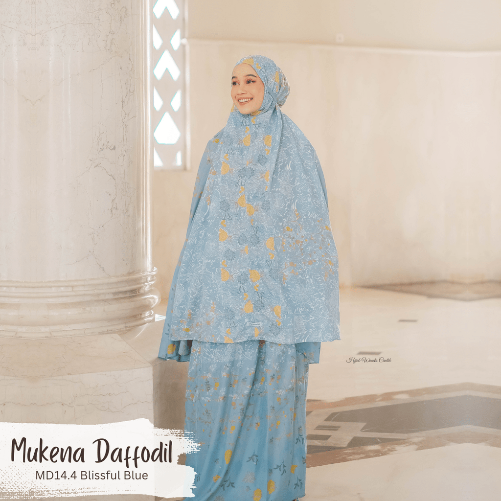 Mukena Daffodil - MD14.4 Blissful Blue