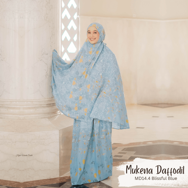 Mukena Daffodil - MD14.4 Blissful Blue