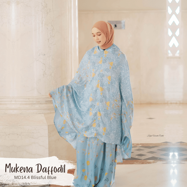 Mukena Daffodil - MD14.4 Blissful Blue