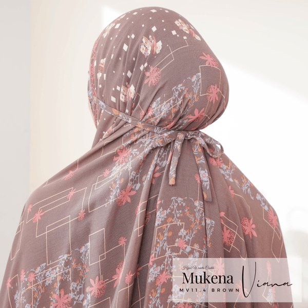 Mukena Viana Prayer Set - MV11.4 Brown