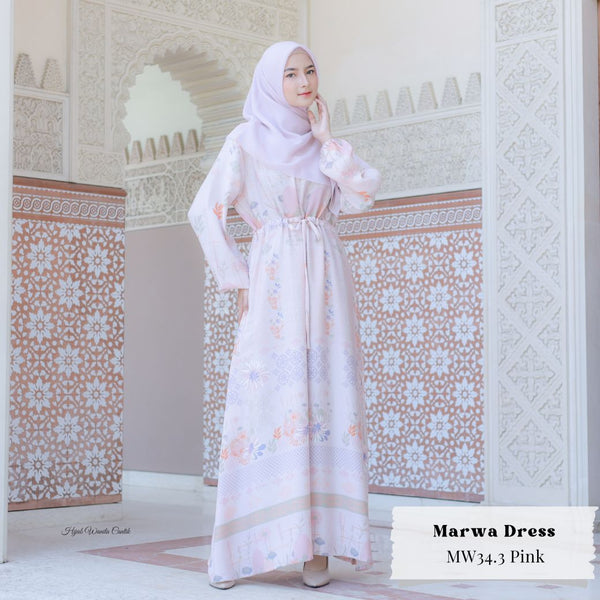 Marwa Dress - MW34.3 Pink