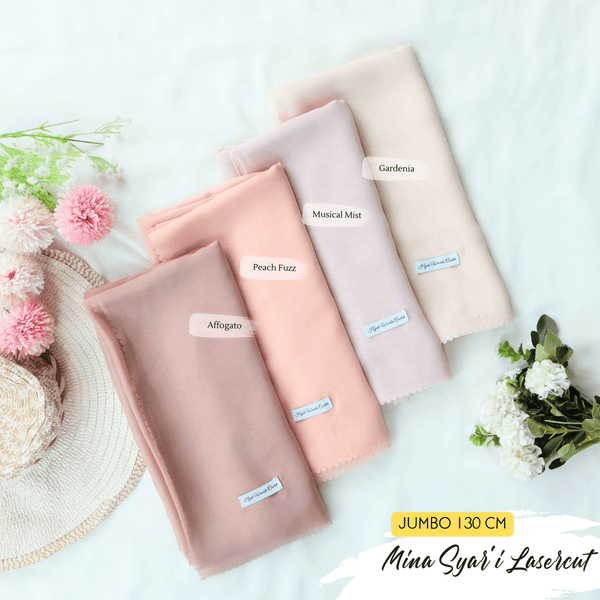 Mina Syar'i Lasercut - SC16.3 Gardenia