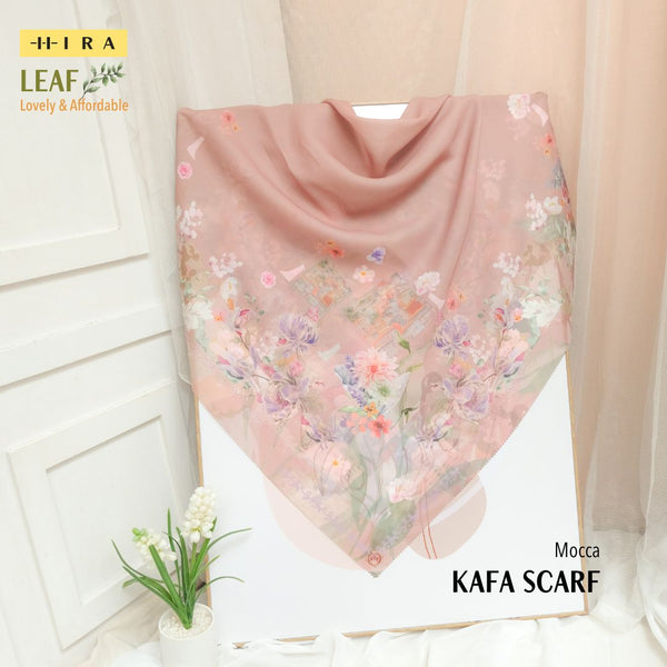 Leaf Kafa Scarf - KF30.5 VK30.5 JF30.5 Mocca