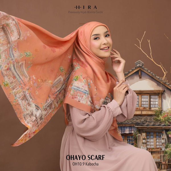 [ BUY 3 GET 1 FREE HIJAB ] Ohayo Scarf - OH10.9 OV10.9 JO10.9 JV10.9 Kabocha