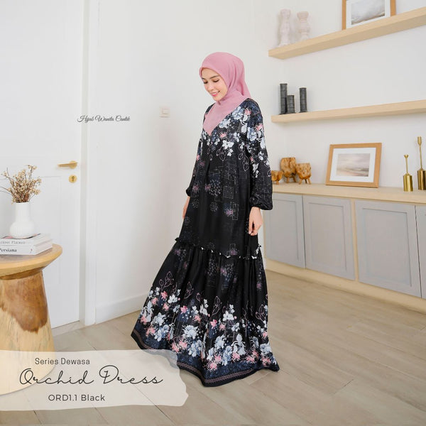 Orchid Dress - ORD1.1 Black