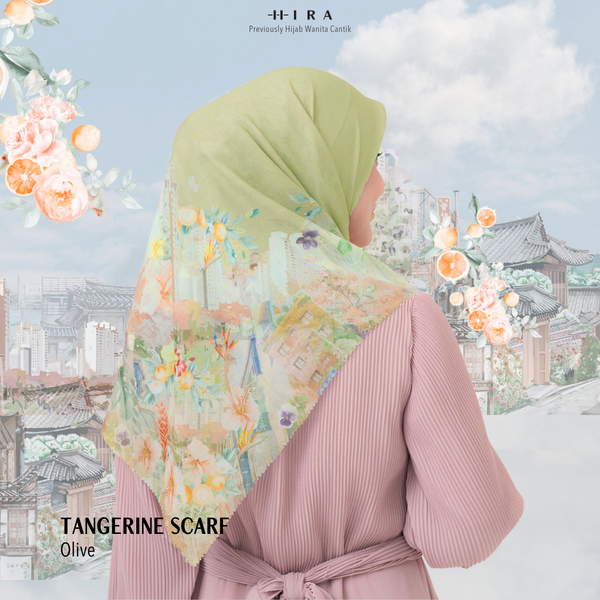 [ BUY 3 GET 1 FREE HIJAB ] Tangerine Scarf - ST16.14 TV16.14 TJ16.14 Olive