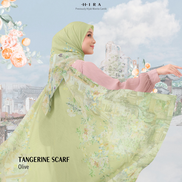 [ BUY 3 GET 1 FREE HIJAB ] Tangerine Scarf - ST16.14 TV16.14 TJ16.14 Olive