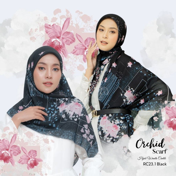[DISKON AMBYAR] Last Stock Scarf Motif Hijabwanitacantik Series Hijab Kerudung Printing Motif