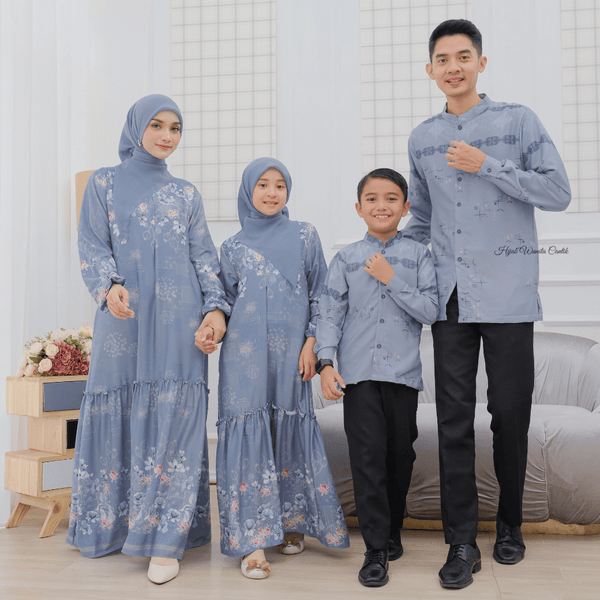 [ READY STOCK ] Orchid Dress - ORD1.3 Misty Sky