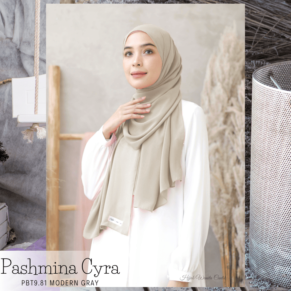 Pashmina Cyra - PBT9.81 Modern Gray
