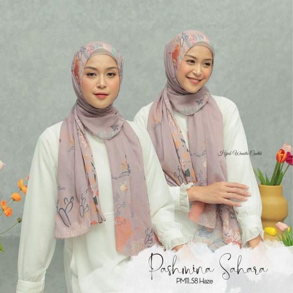 [DISKON AMBYAR] Last Stock Scarf Motif Hijabwanitacantik Series Hijab Kerudung Printing Motif