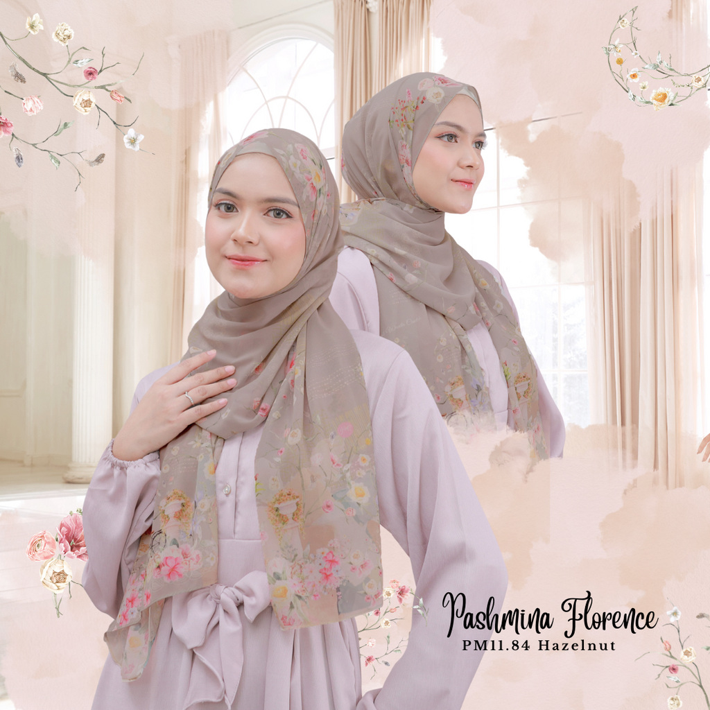 Pashmina Florence - PM11.84 Hazelnut
