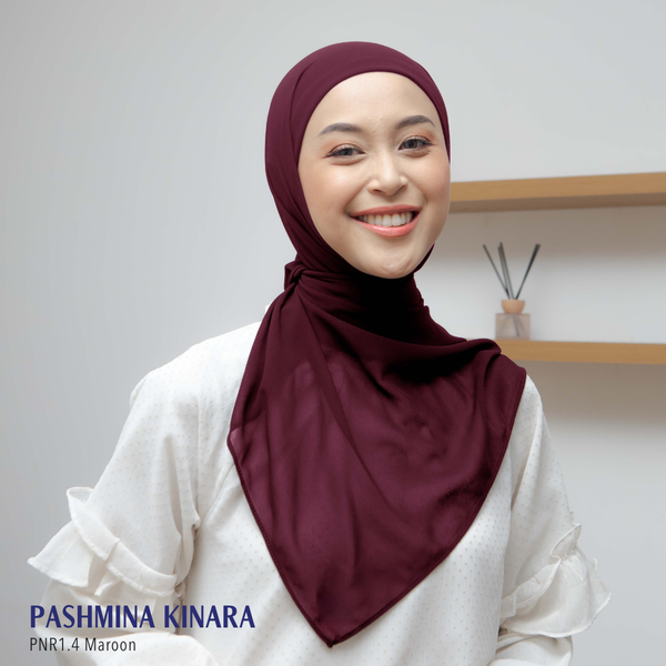 Pashmina Kinara - PNR1.4 Maroon