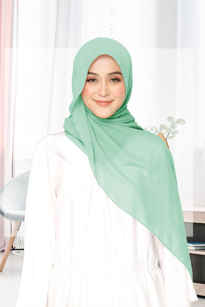 Dubai Voal Pashmina  - PPE2.23 Mint Leaf