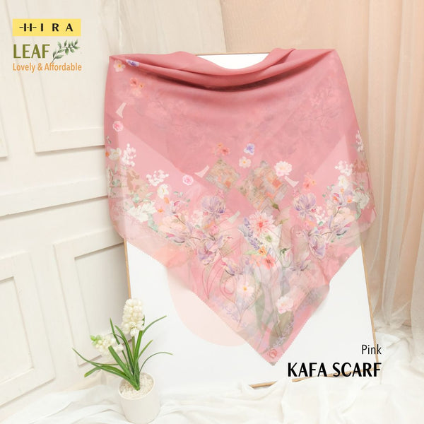 Leaf Kafa Scarf - KF30.6 VK30.6 JF30.6 Pink
