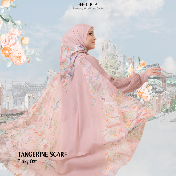 [ BUY 3 GET 1 FREE HIJAB ] Tangerine Scarf - ST16.8 TV16.8 TJ16.8 Pinky Oat