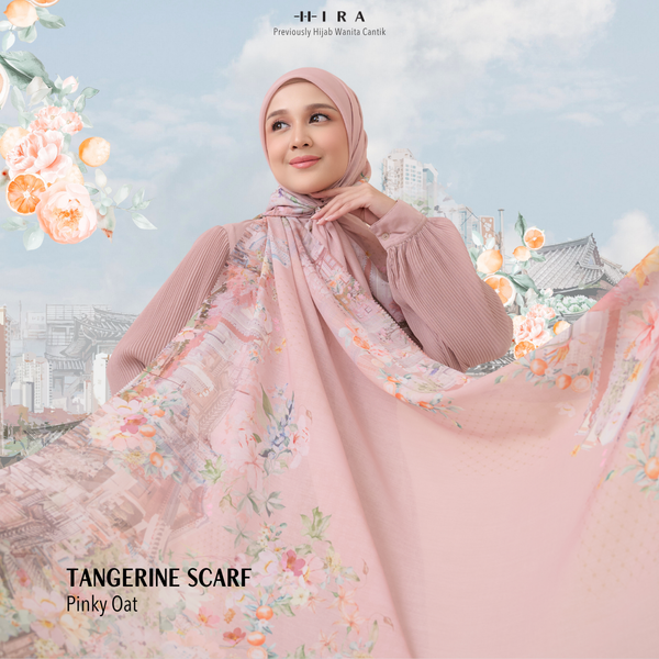 [ BUY 3 GET 1 FREE HIJAB ] Tangerine Scarf - ST16.8 TV16.8 TJ16.8 Pinky Oat