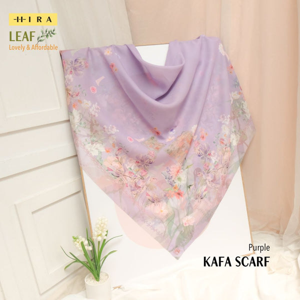 Leaf Kafa Scarf - KF30.8 VK30.8 JF30.8 Purple