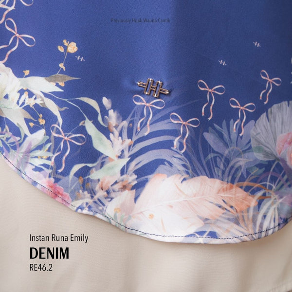 [ BUY 3 GET 1 FREE HIJAB ] Runa Emily - RE46.2 Denim