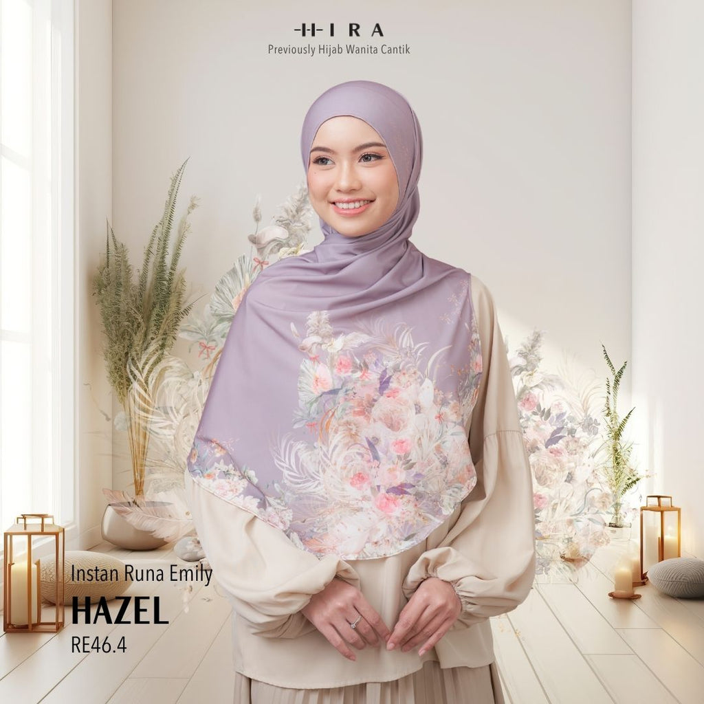 [ BUY 3 GET 1 FREE HIJAB ] Runa Emily - RE46.4 Hazel