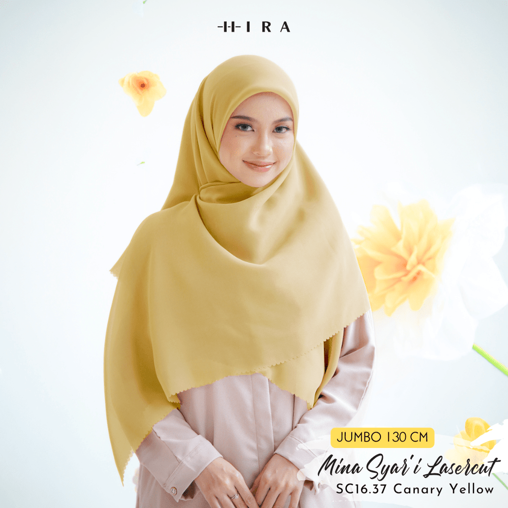 Mina Syari Lasercut - SC16.37 Canary Yellow
