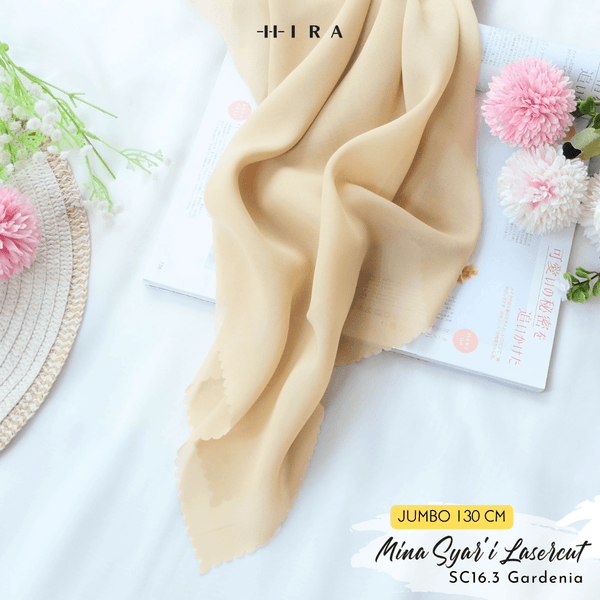 Mina Syar'i Lasercut - SC16.3 Gardenia