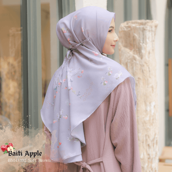 [ BELI 3 GRATIS 1 ] Hijab Instan Baiti Apple - BM45.102 Soft Brown