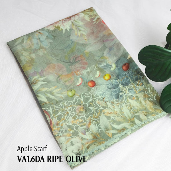 [DISKON AMBYAR] Last Stock Scarf Motif Hijabwanitacantik Series Hijab Kerudung Printing Motif