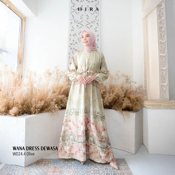 Wana Dress Anak - WN24.4 Olive