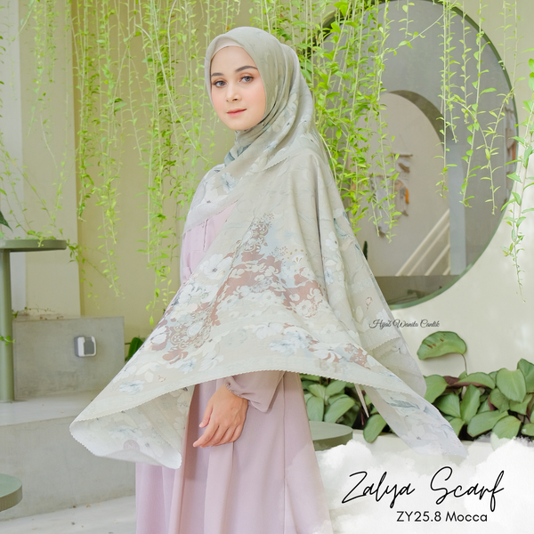 [DISKON AMBYAR] Last Stock Scarf Motif Hijabwanitacantik Series Hijab Kerudung Printing Motif