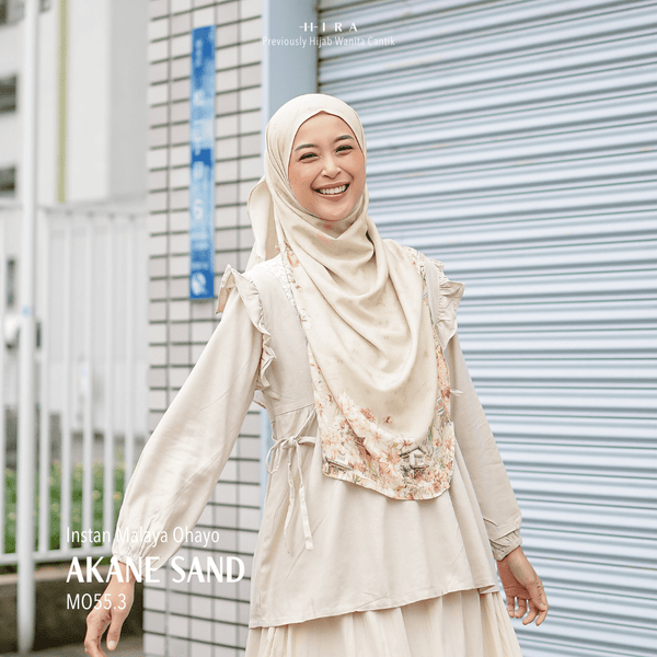 [ BUY 3 GET 1 FREE HIJAB ] Malaya Ohayo - MO55.3 Akane Sand