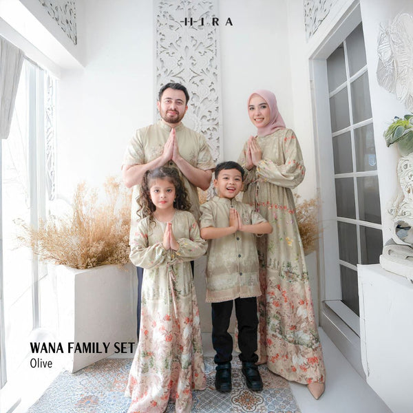 Wana Dress Anak - WN24.4 Olive