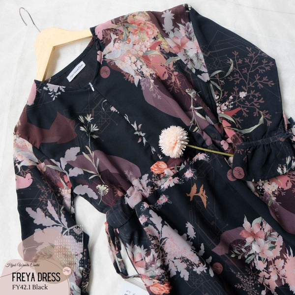 Freya Dress - FY42.1 Black
