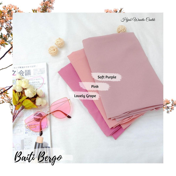 Hijab Instan Baiti Bergo - TY11.4 Pink