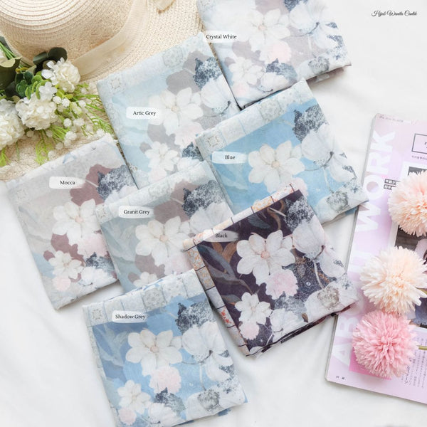 [ BUY 3 GET 1 FREE HIJAB ] Zalya Scarf - ZY25.7 Granit Grey