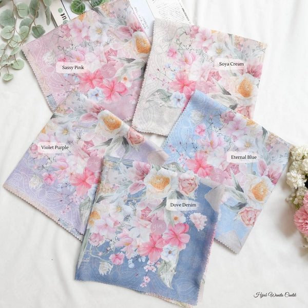 [ BUY 3 GET 1 FREE HIJAB ] Florence Scarf - FL24.12 Violet Purple