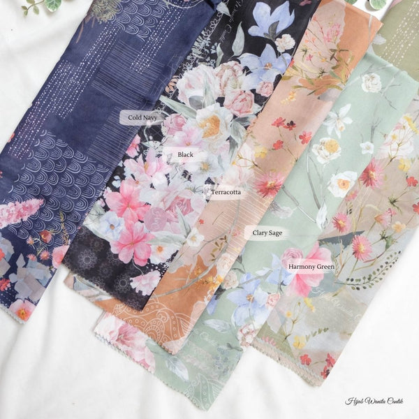 [ BUY 3 GET 5 ] Extra 2 Hadiah Florence Scarf - FL24.14 Clary Sage
