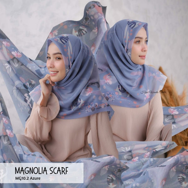 Magnolia Scarf ICY Voal - MG10.2 Azure
