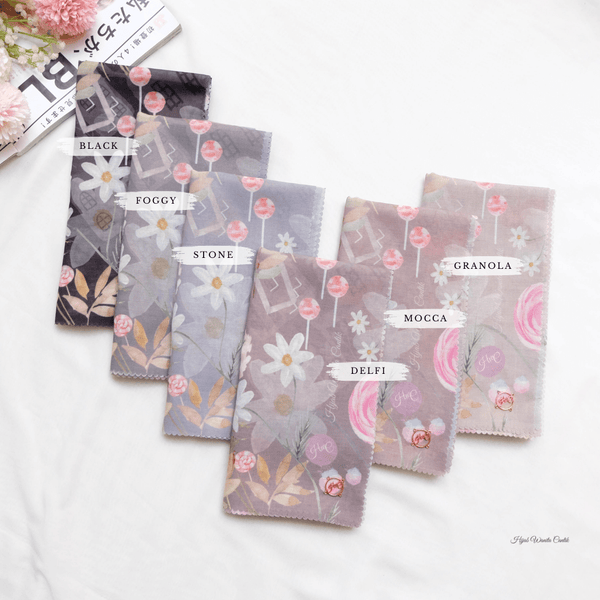 [ BUY 3 GET 1 FREE HIJAB ] Sweet Scarf - WIN6.1 Black