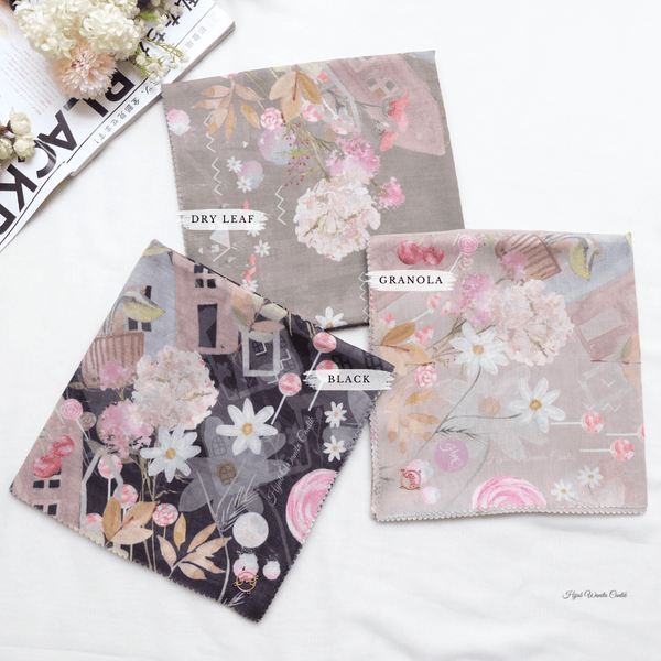 [ BUY 3 GET 1 FREE HIJAB ] Sweet Scarf - WIN6.1 Black