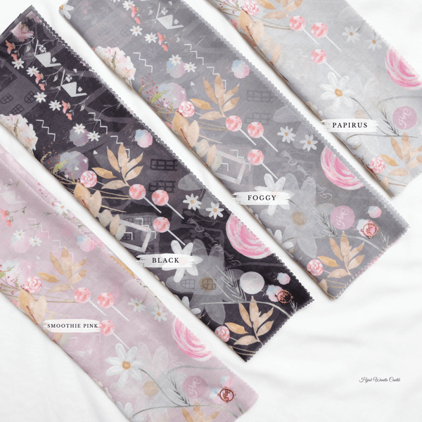 [ BUY 3 GET 1 FREE HIJAB ] Sweet Scarf - WIN6.1 Black