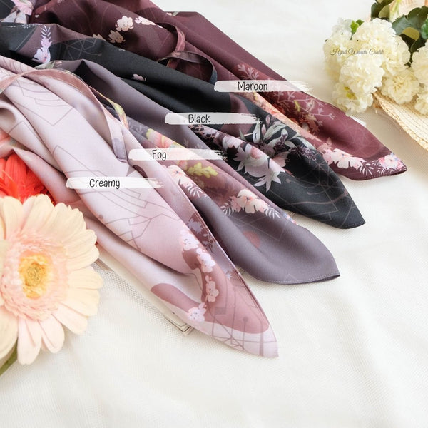 [ BUY 3 GET 1 FREE ] Hijab Instan Baiti Fresia - BM45.27 Maroon