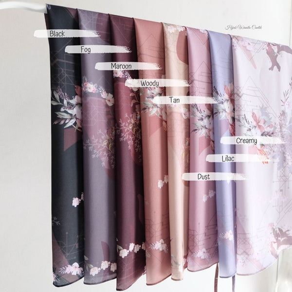 [ BUY 3 GET 1 FREE ] Hijab Instan Baiti Fresia - BM45.27 Maroon