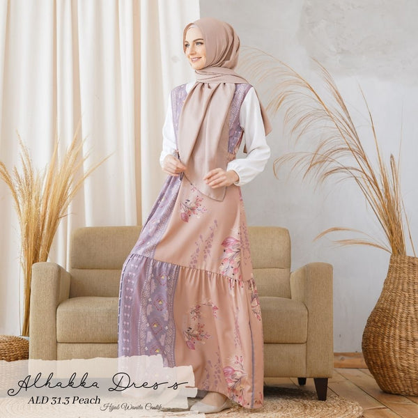 Alhabba Dress - ALD 31.3 Peach